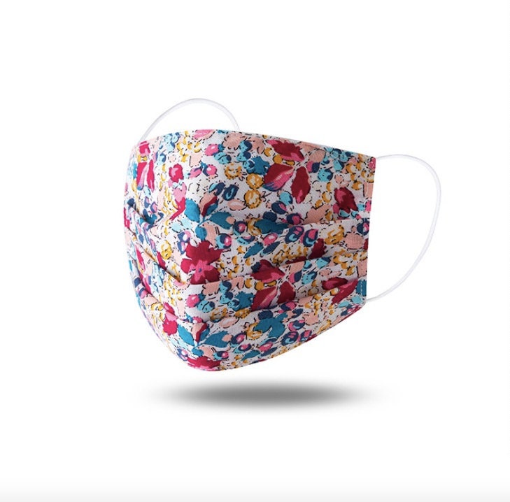 Face Mask Covering Fabric Washable 100% Cotton