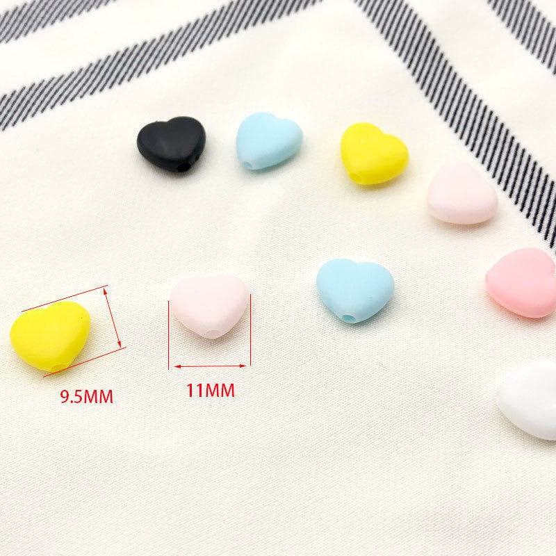 Cord Locks Soft Silicone Toggles for Drawstrings Elastic Stoppers Elastic Stopper - Heart Shaped