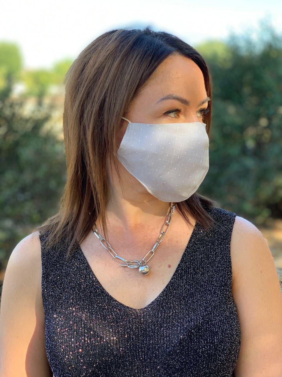 Face mask covering washable, 100% cotton