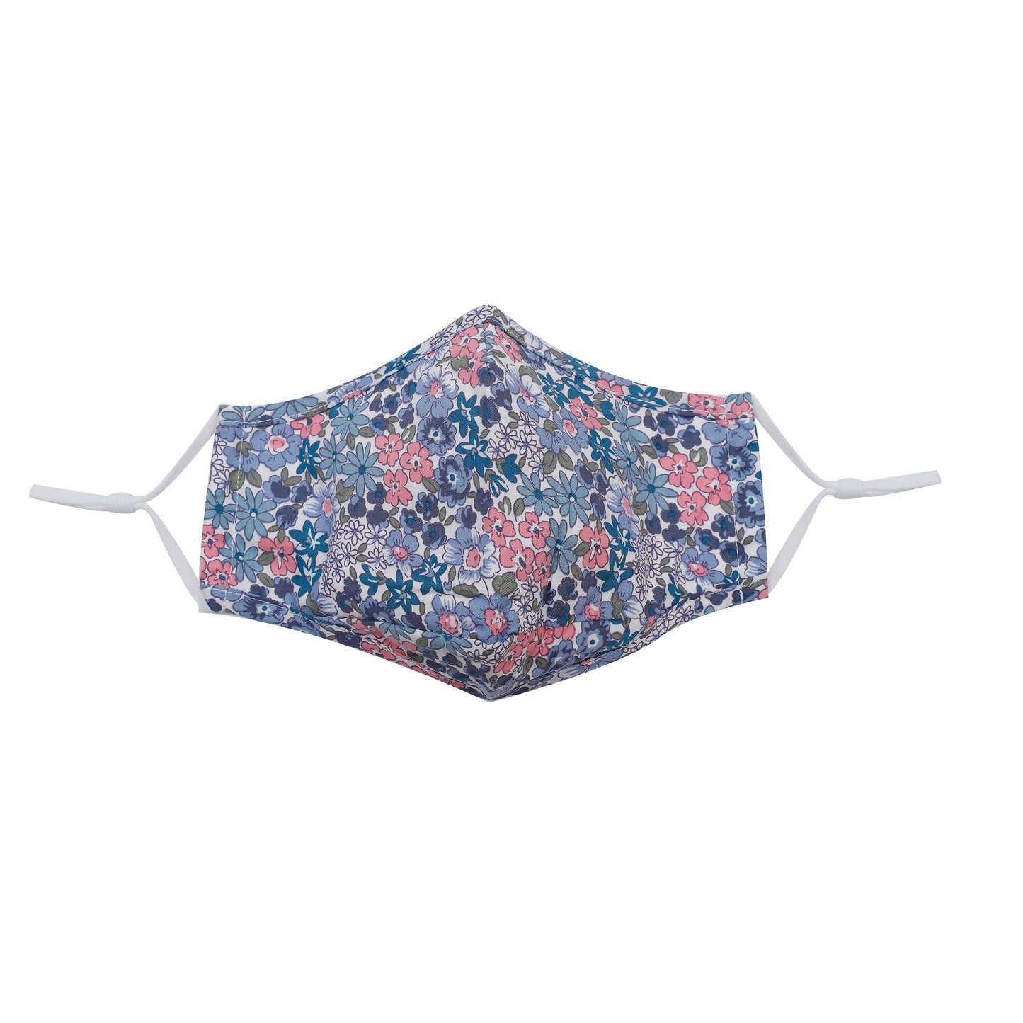 Reusable Face Mask with Nose Wire and Filter Pocket Covering with Adjustable Straps Cloth Washable Women Floral Designer Triple Layer Masks
