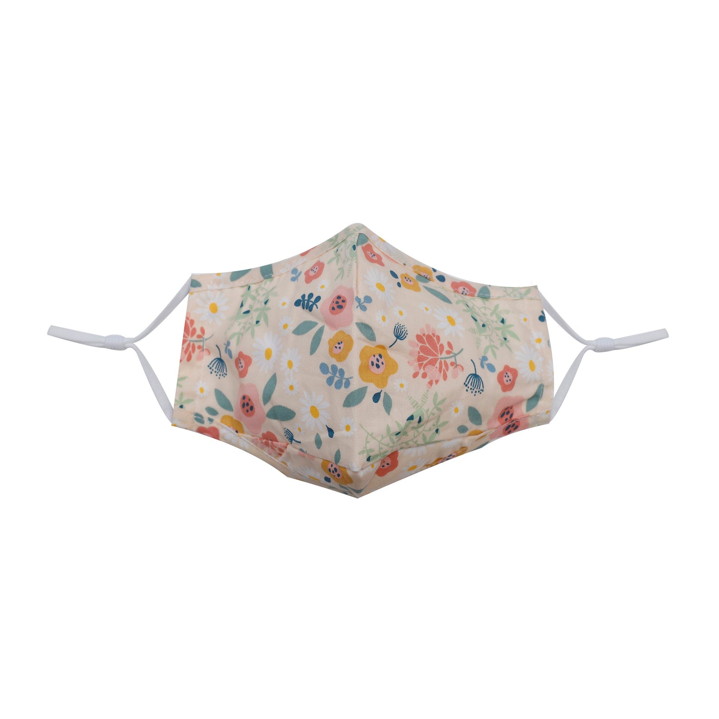 Reusable Face Mask with Nose Wire and Filter Pocket Covering with Adjustable Straps Cloth Washable Women Floral Designer Triple Layer Masks