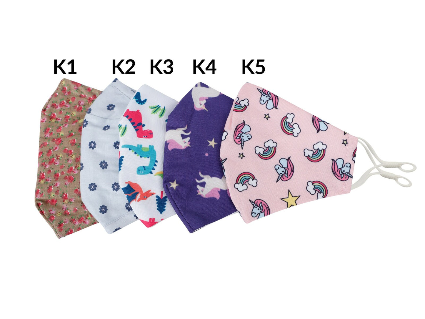 Reusable face mask for kids