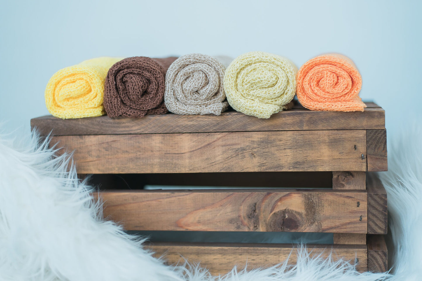 Newborn Photography Props Baby Photo Prop Stretch Wrap - 20 Colors to Choose from