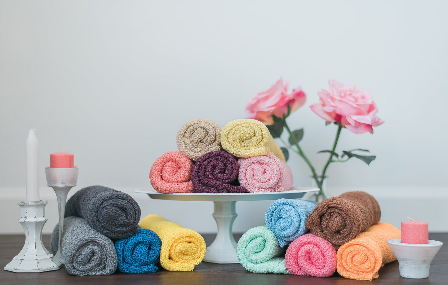 Newborn Photography Props Baby Photo Prop Stretch Wrap - 20 Colors to Choose from