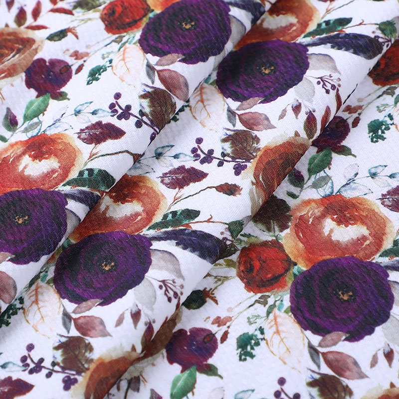 Floral Bullet Textured Fabric  AA514