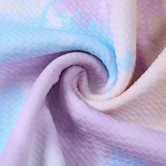 Tie Dye Bullet Textured Fabric  Bow