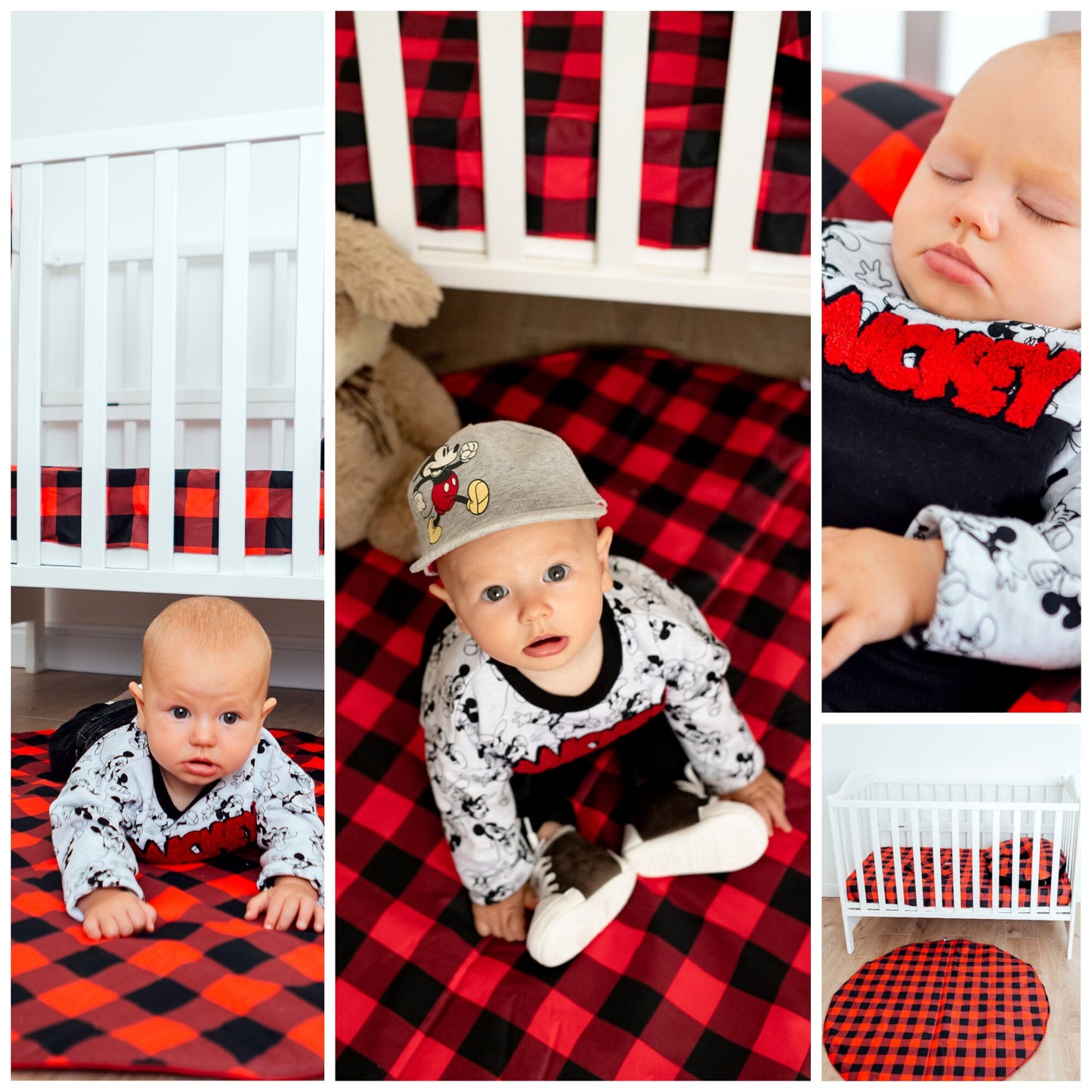 Shopping cart Covers for Baby, High Chair and Grocery Cover for Babies, Infants, Toddlers Trolley Seat for Boys and Girls (Buffalo Plaid)