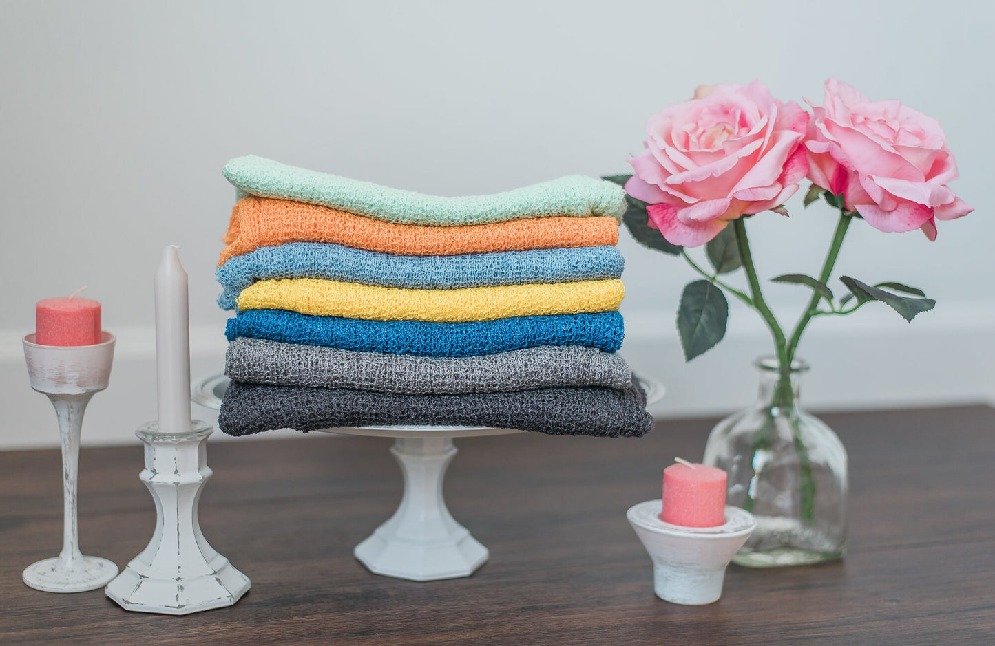 Newborn Photography Props Baby Photo Prop Stretch Wrap - 20 Colors to Choose from