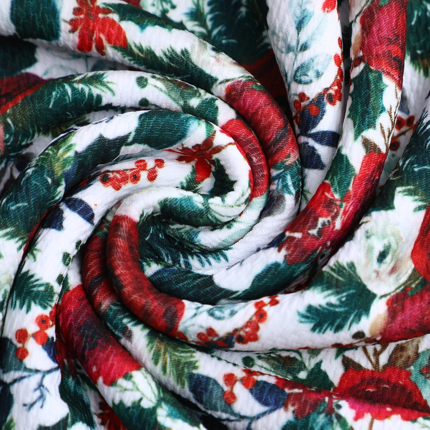 Christmas Floral Bullet Fabric AC6