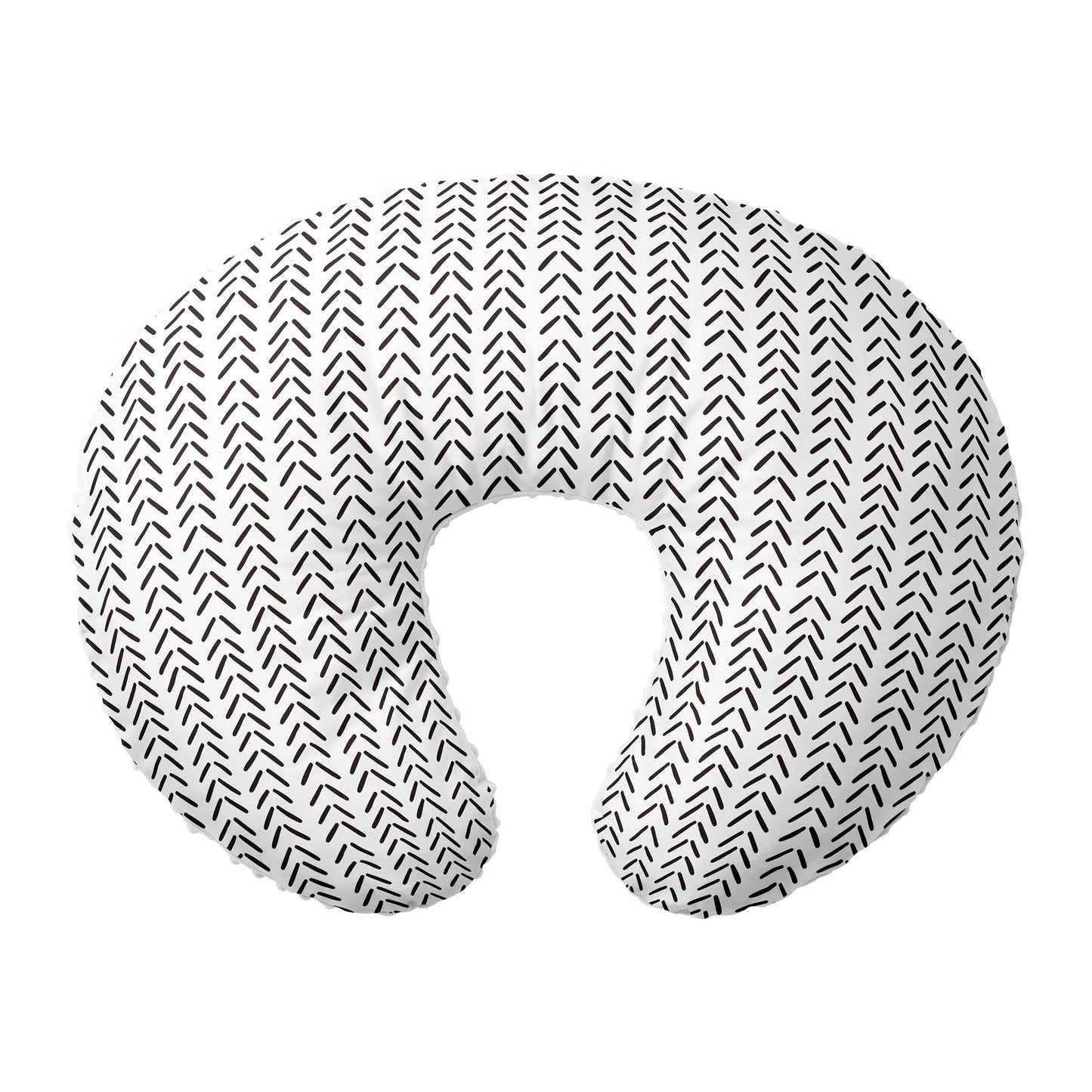 Nursing Pillow Cover,100% Cotton , Slipcover Minky Boy Girl - Woodland Nursery Decor for Baby Boys and Girls Pillow Cover Mud cloth