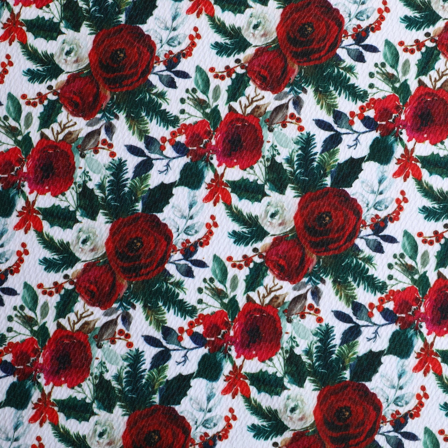 Christmas Floral Bullet Fabric AC6