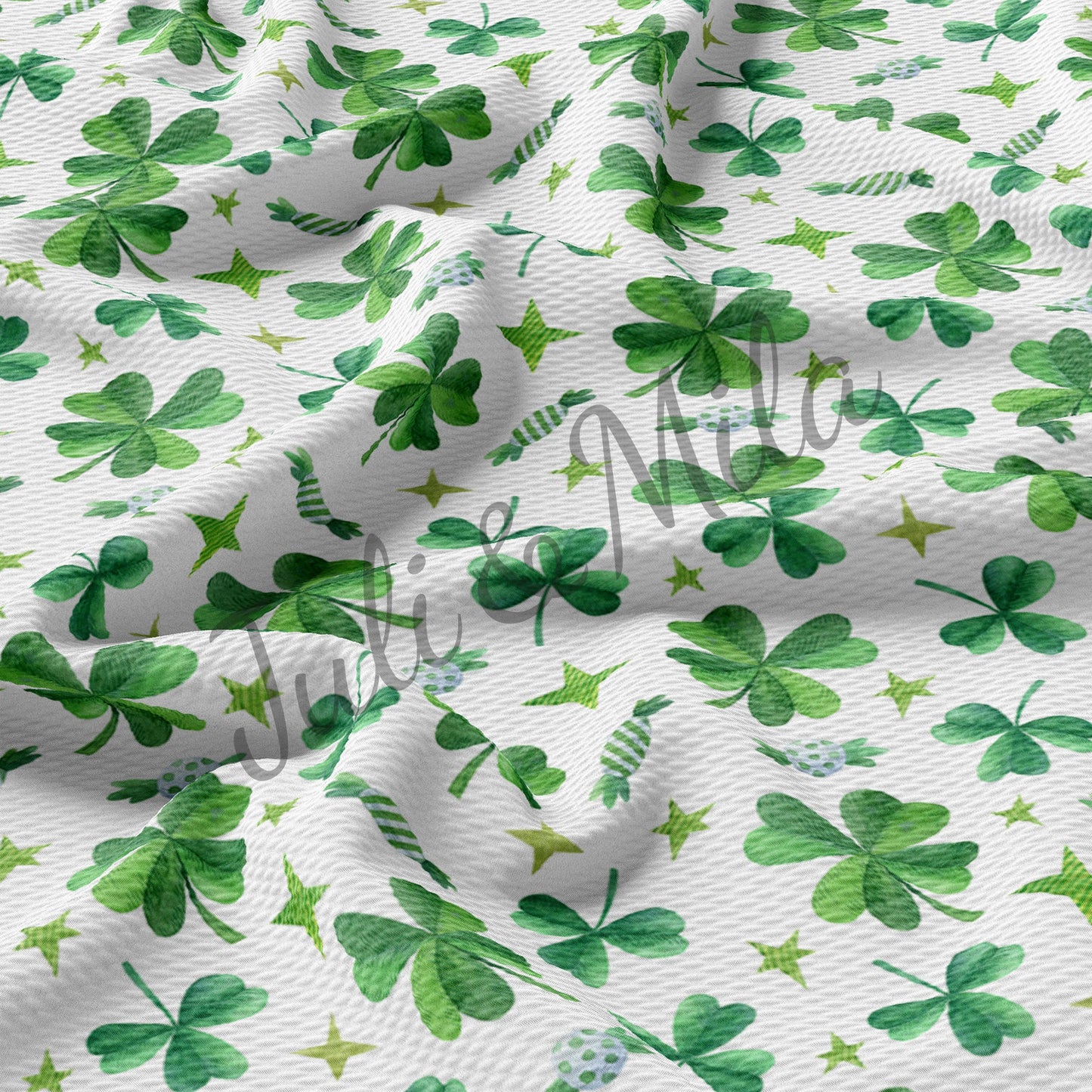 st Patrick’s day Bullet Fabric clover leaf (P9)