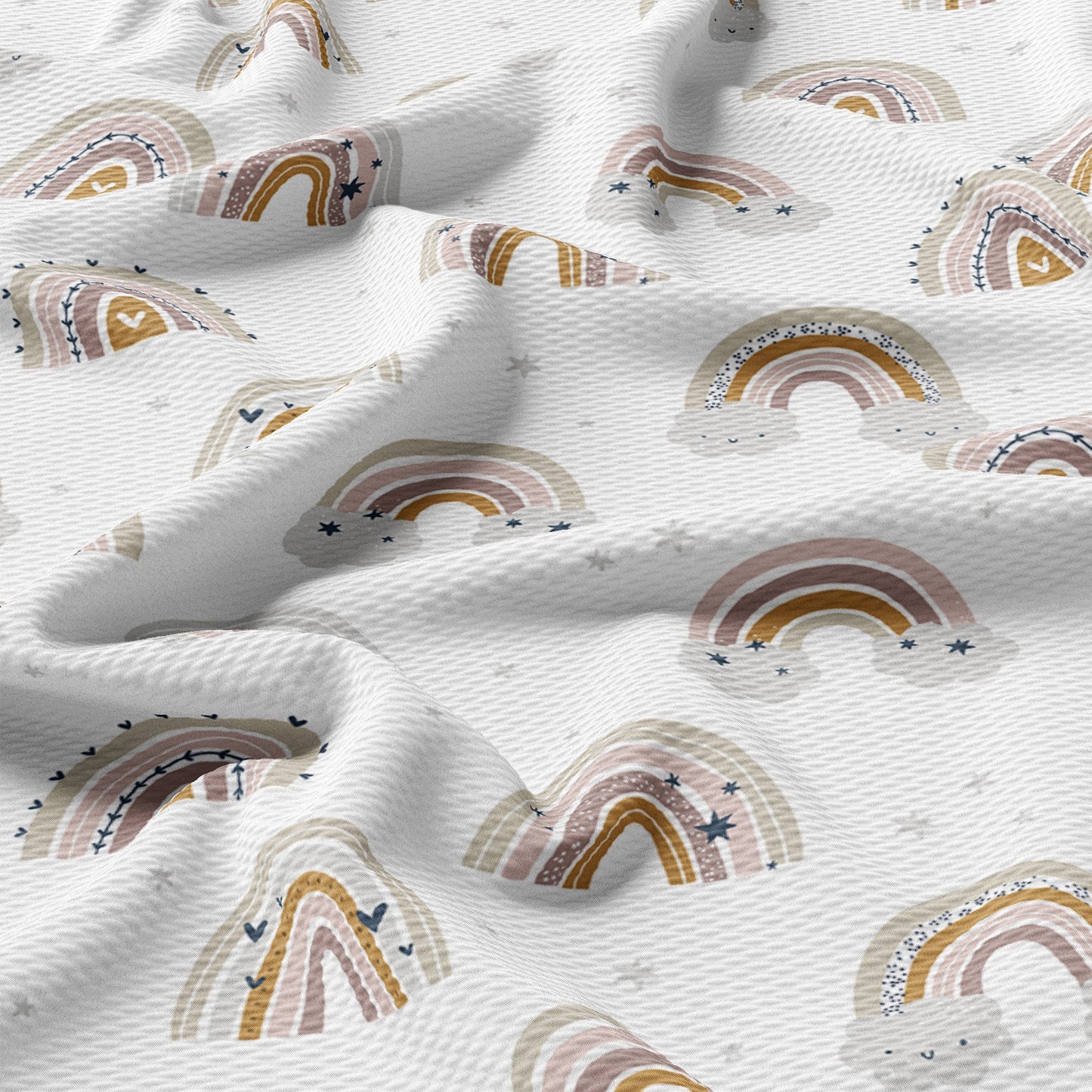 Bullet Textured Fabric Rainbow5