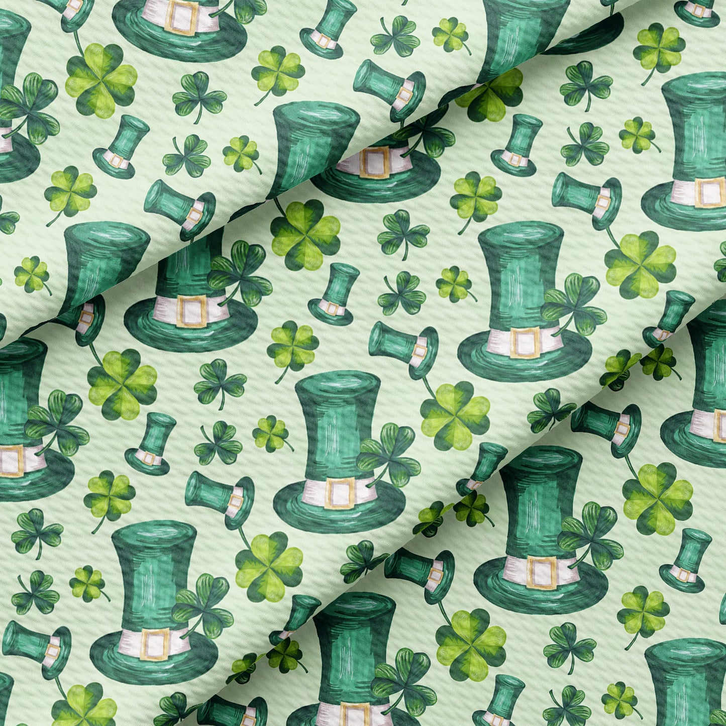 St. Patrick’s day Bullet Fabric  clover leaf (P3)