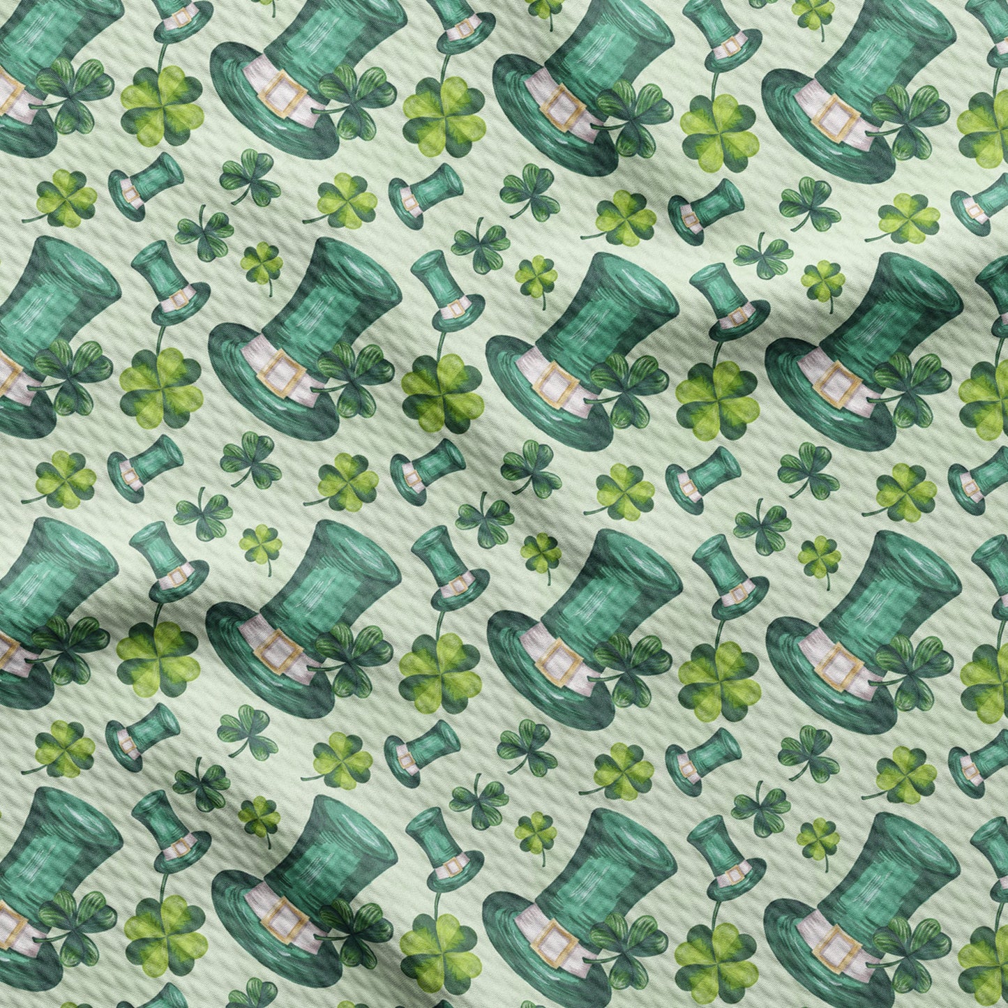 St. Patrick’s day Bullet Fabric  clover leaf (P3)