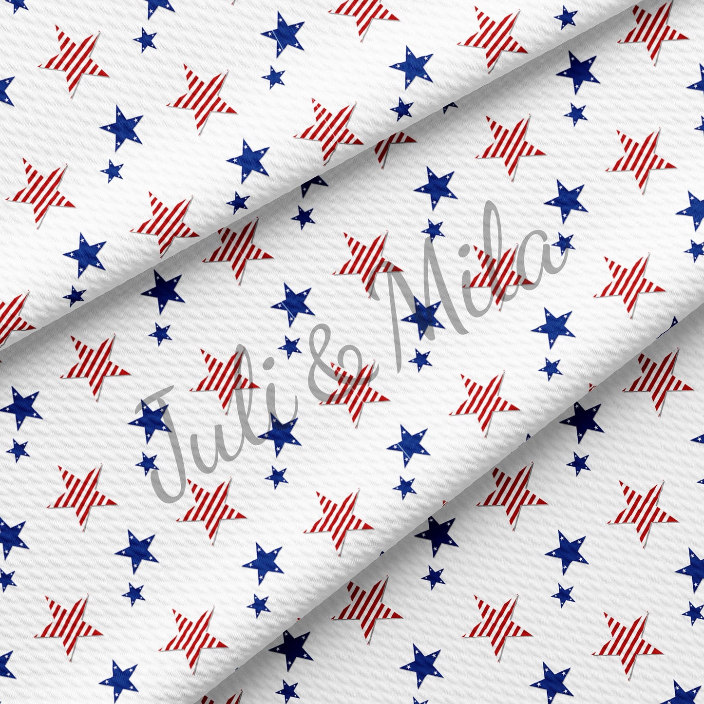 Patriotic 4th of July Bullet Fabric PT17