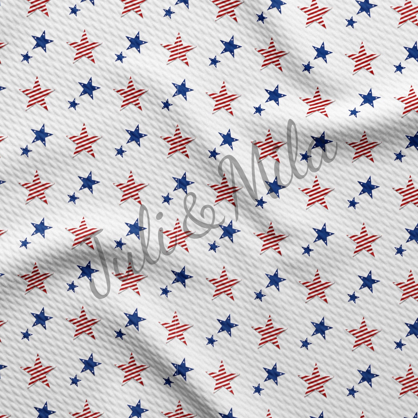 Patriotic 4th of July Bullet Fabric PT17