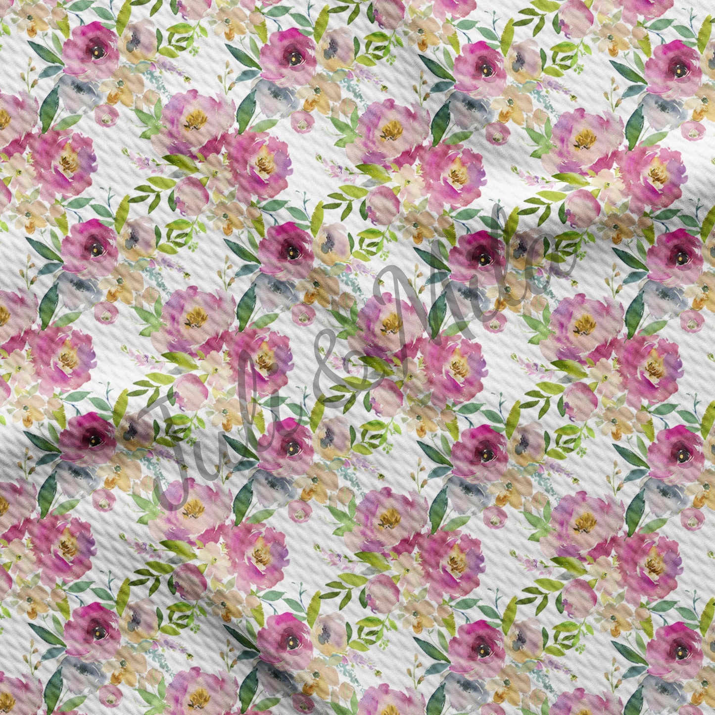 Bullet Textured Fabric  Floral  (F32)