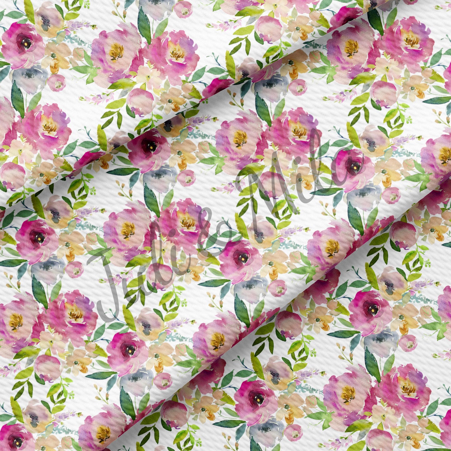 Bullet Textured Fabric  Floral  (F32)