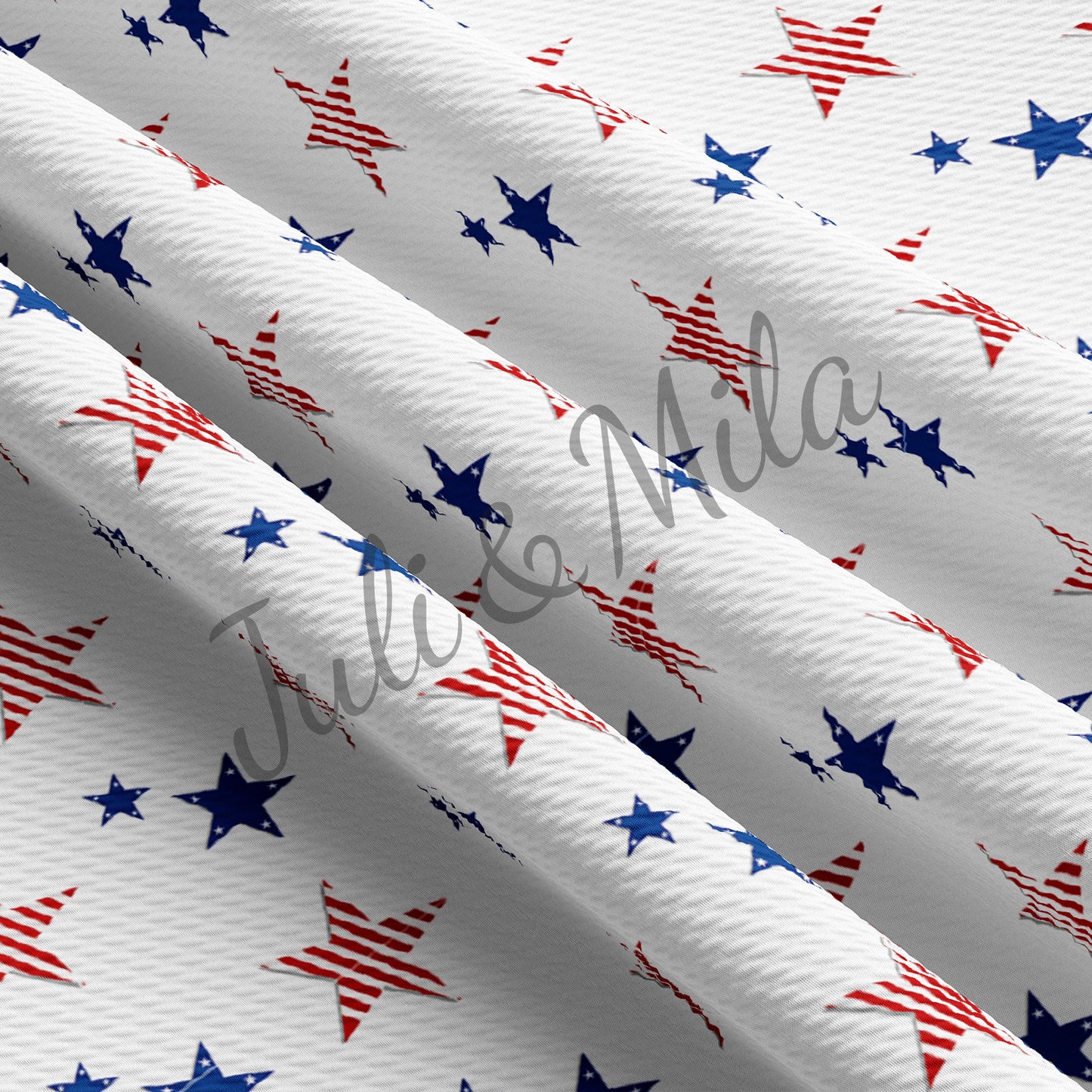 Patriotic 4th of July Bullet Fabric PT17