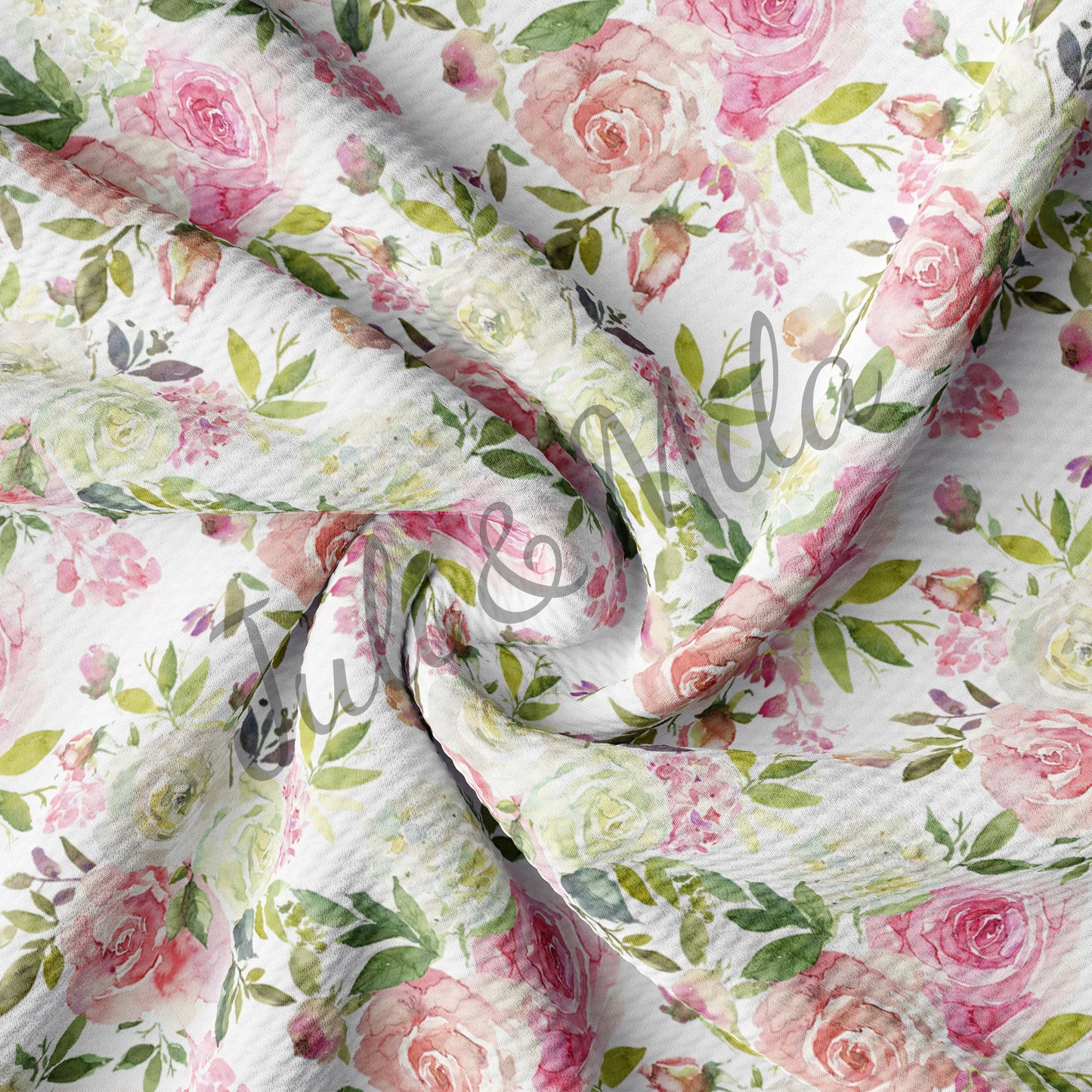 Bullet Textured Fabric Floral  (F23)