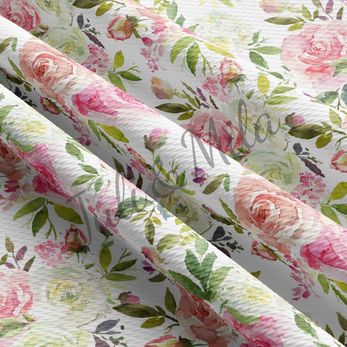 Bullet Textured Fabric Floral  (F23)