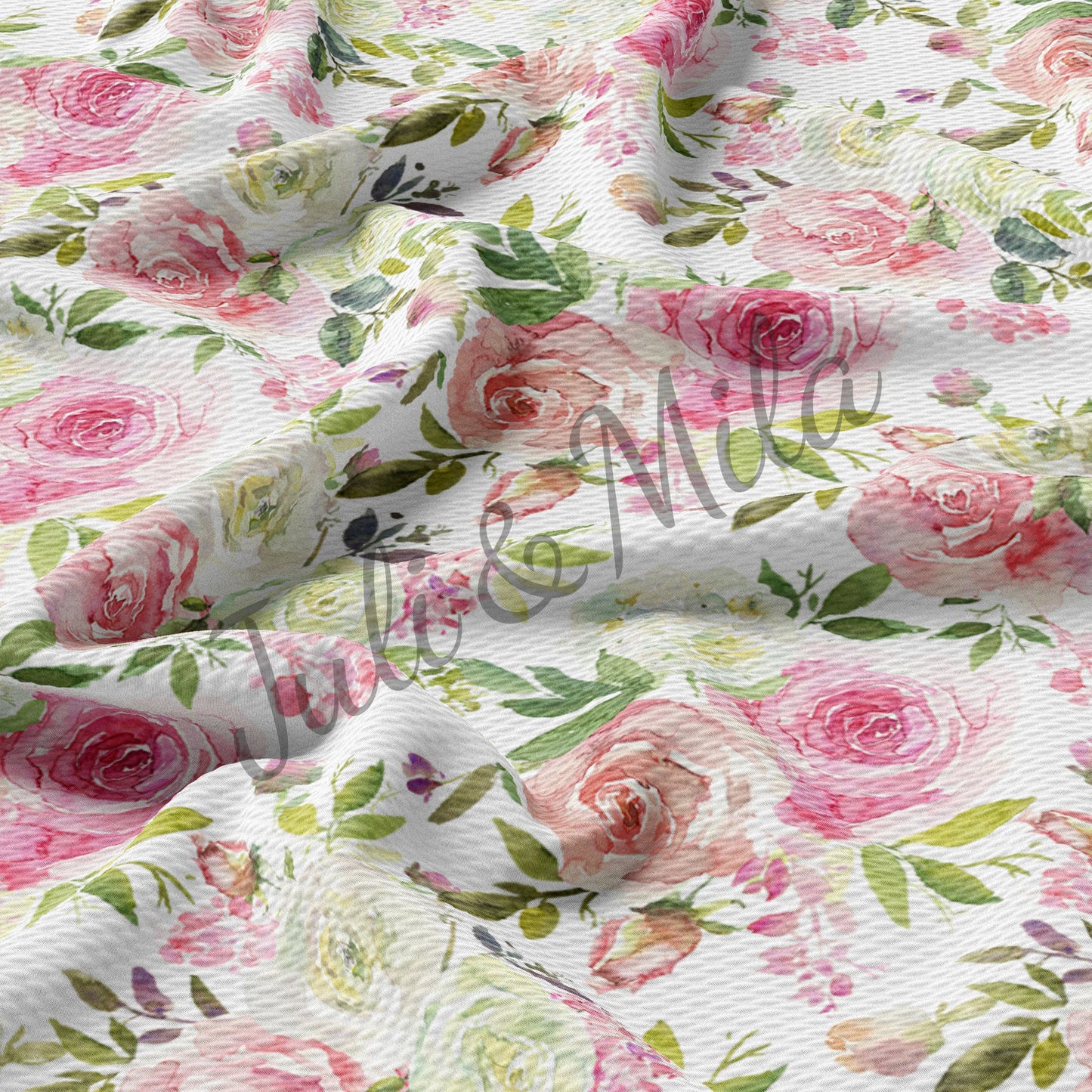 Bullet Textured Fabric Floral  (F23)