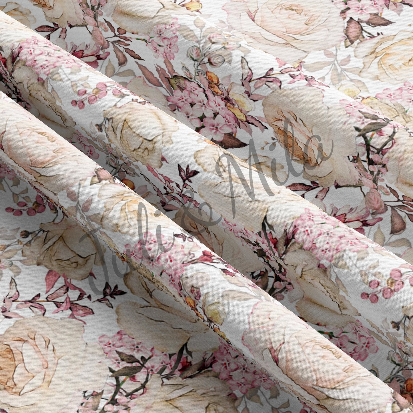 Floral Bullet Fabric (F42)