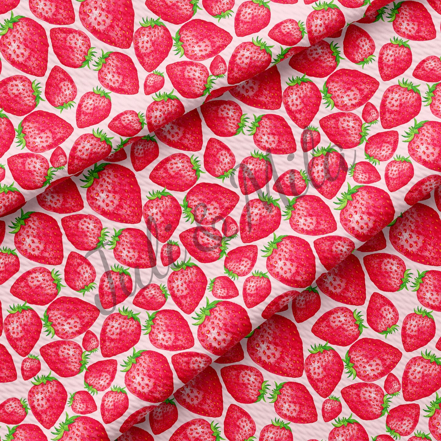 Bullet Textured Fabric Strawberry AA31