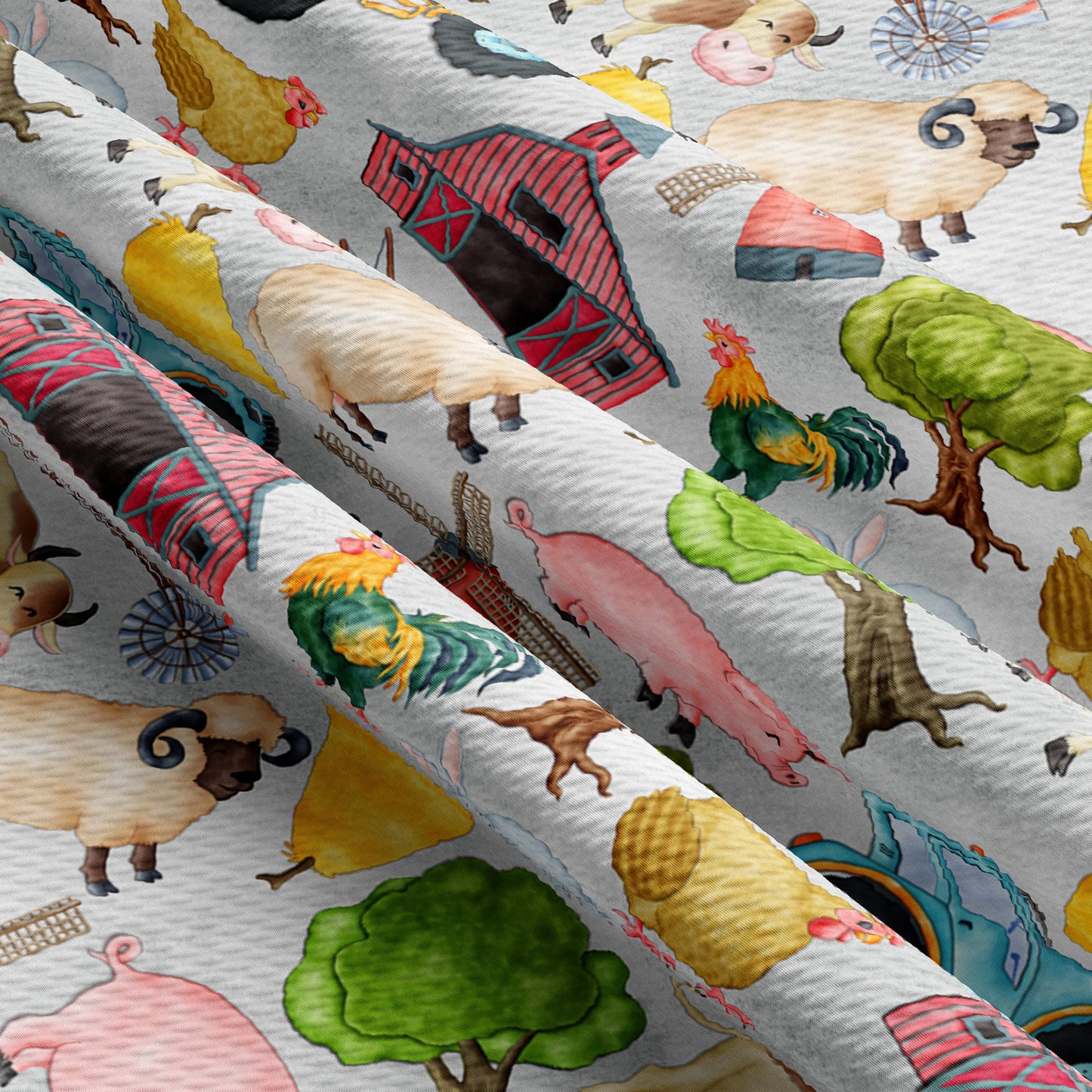 Bullet Textured Fabric  Animals AA26