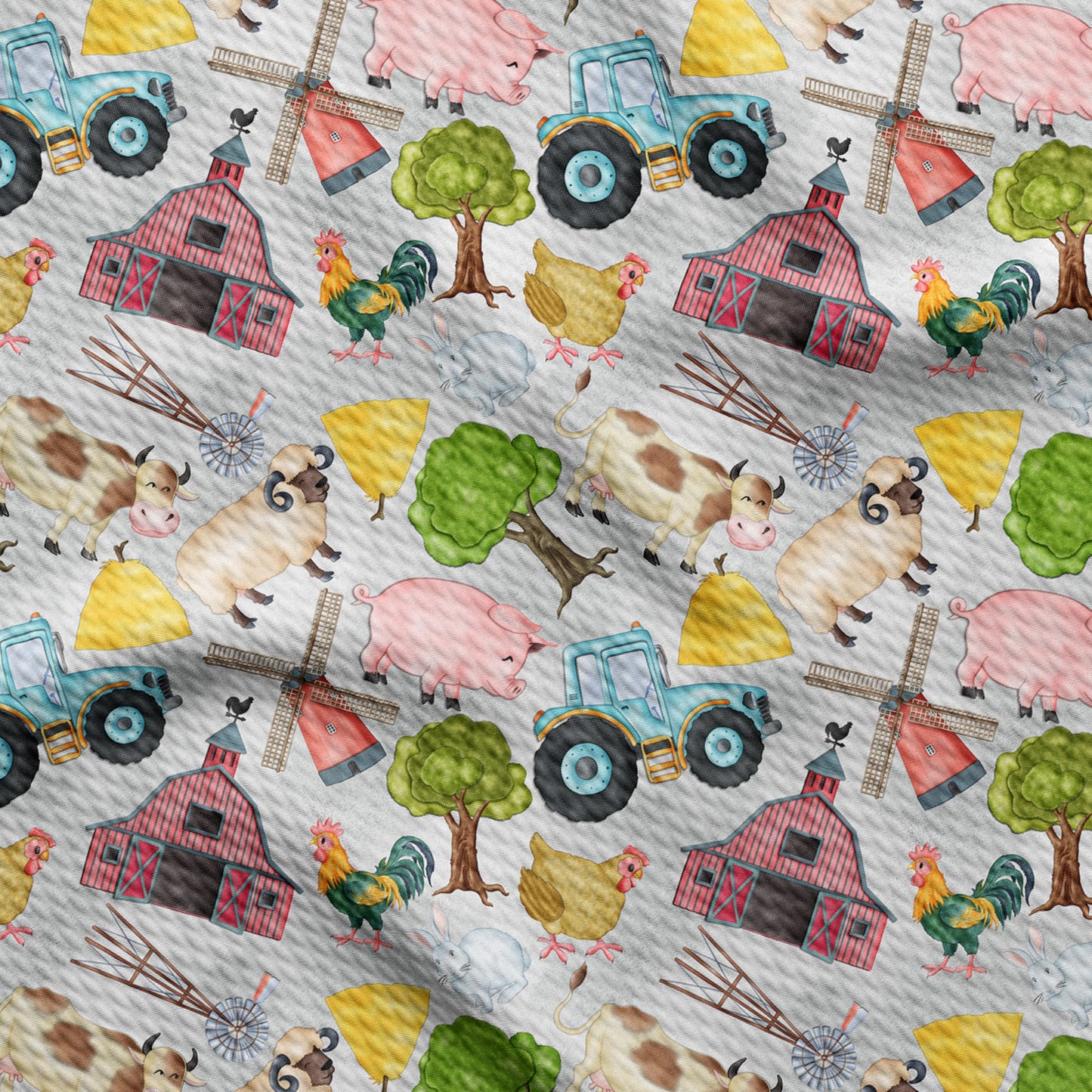 Bullet Textured Fabric  Animals AA26