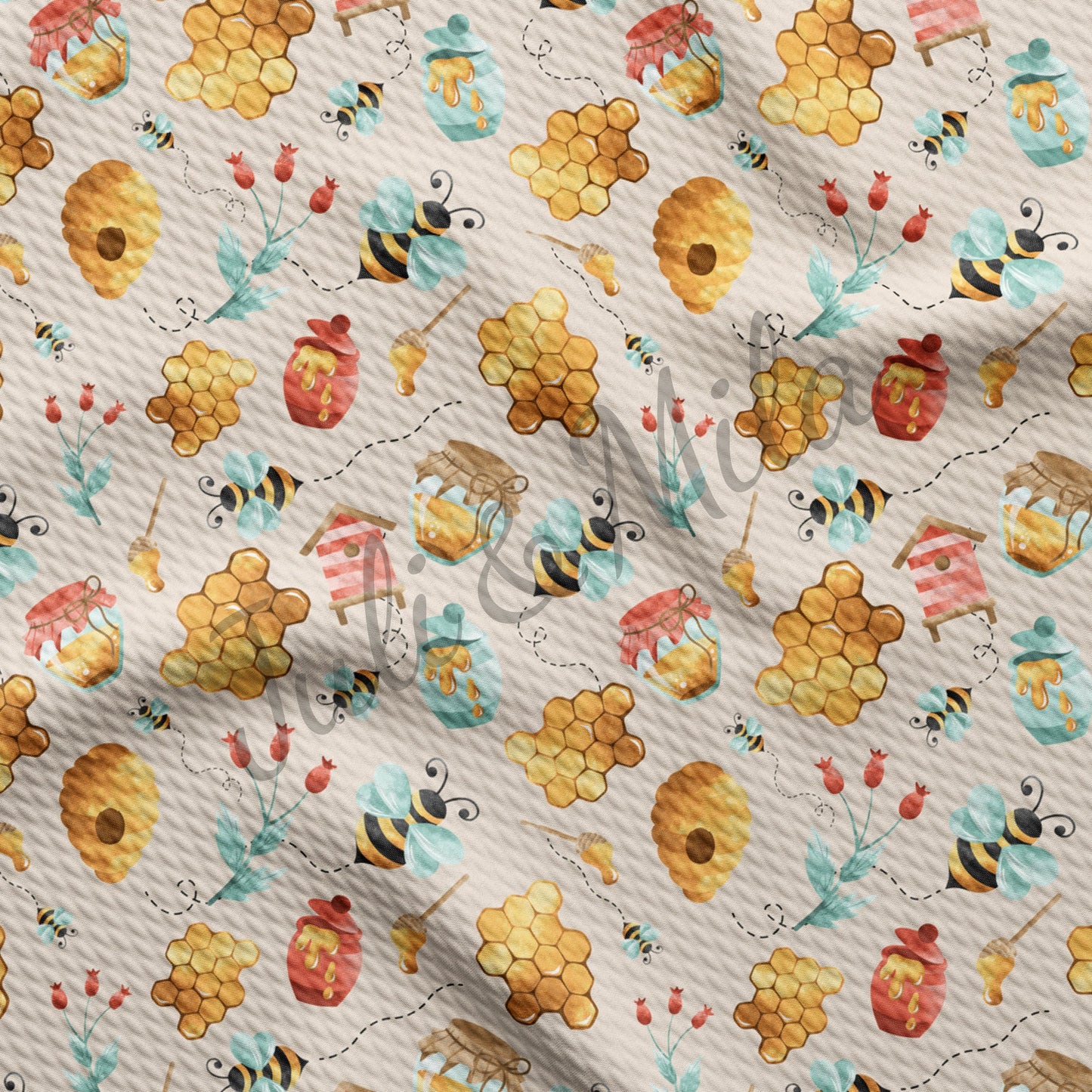 Bullet Textured Fabric Honey AA05