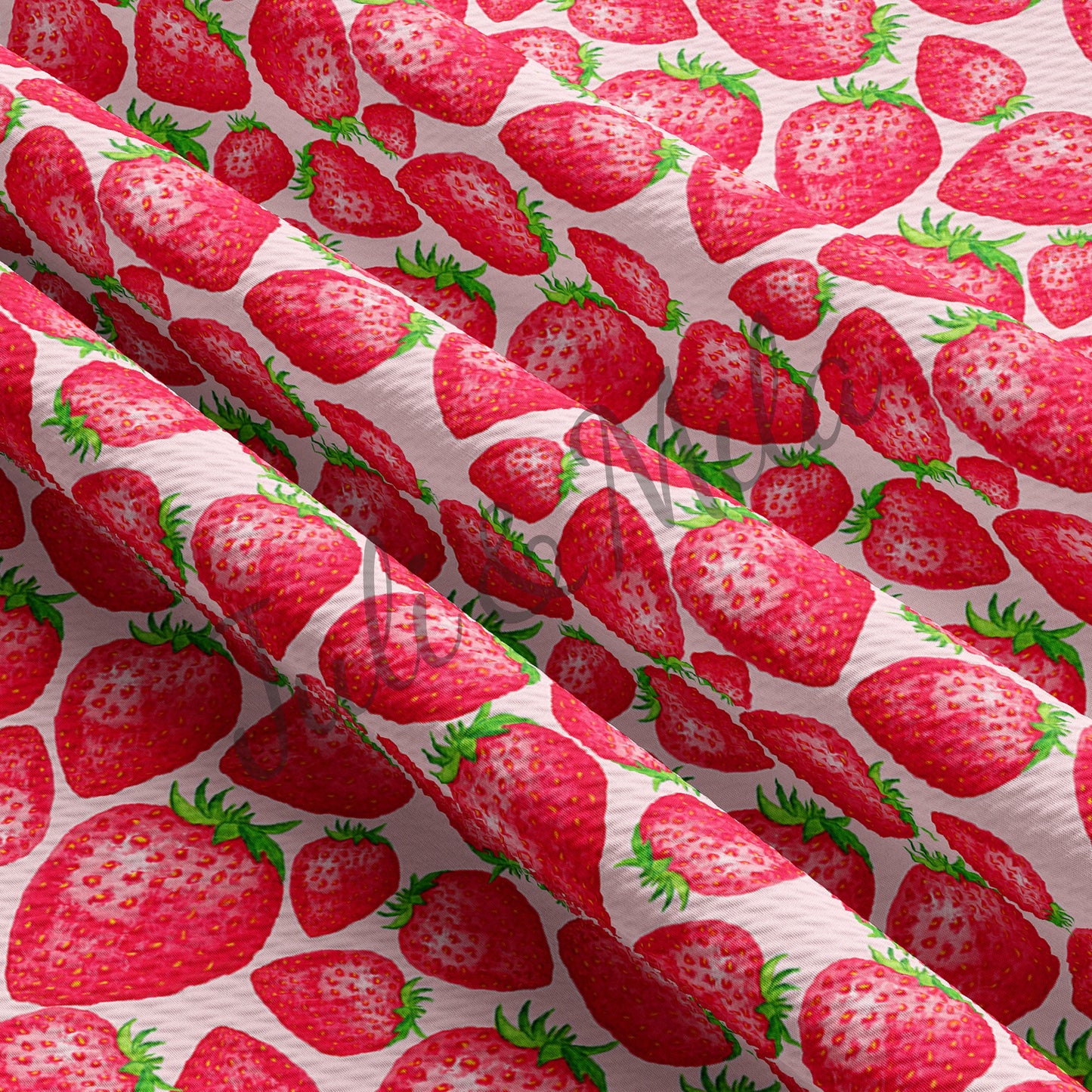 Bullet Textured Fabric Strawberry AA31