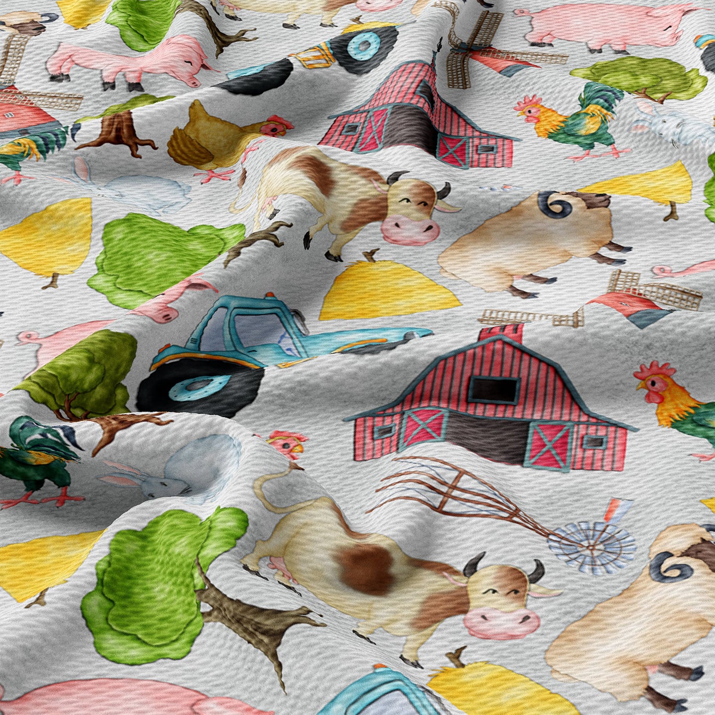 Bullet Textured Fabric  Animals AA26