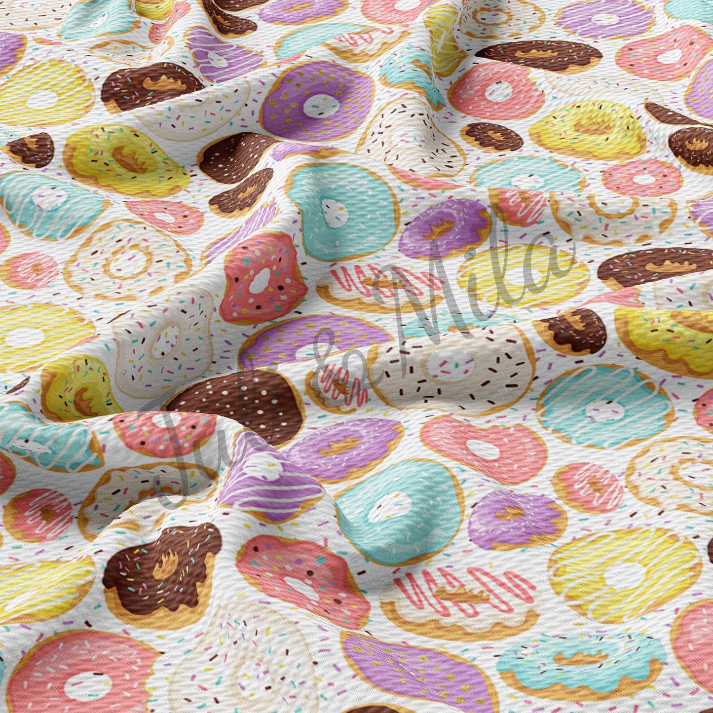 Bullet Textured Fabric  (Donuts) AA46