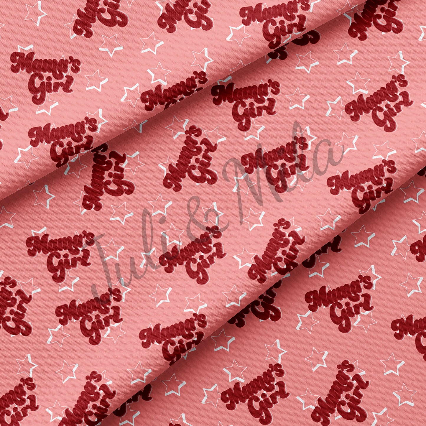 Mommys Girl Bullet Fabric AA249