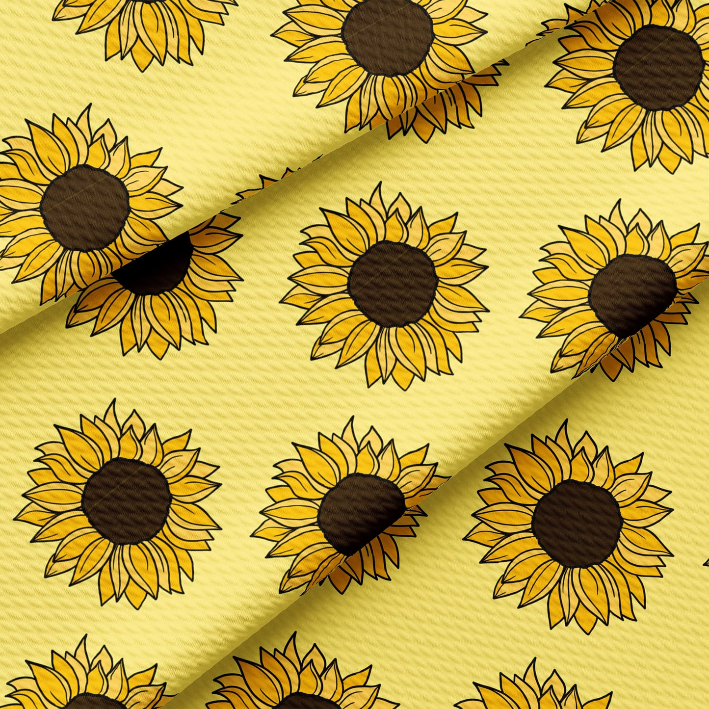 Floral Bullet Fabric Sunflowers (F82)