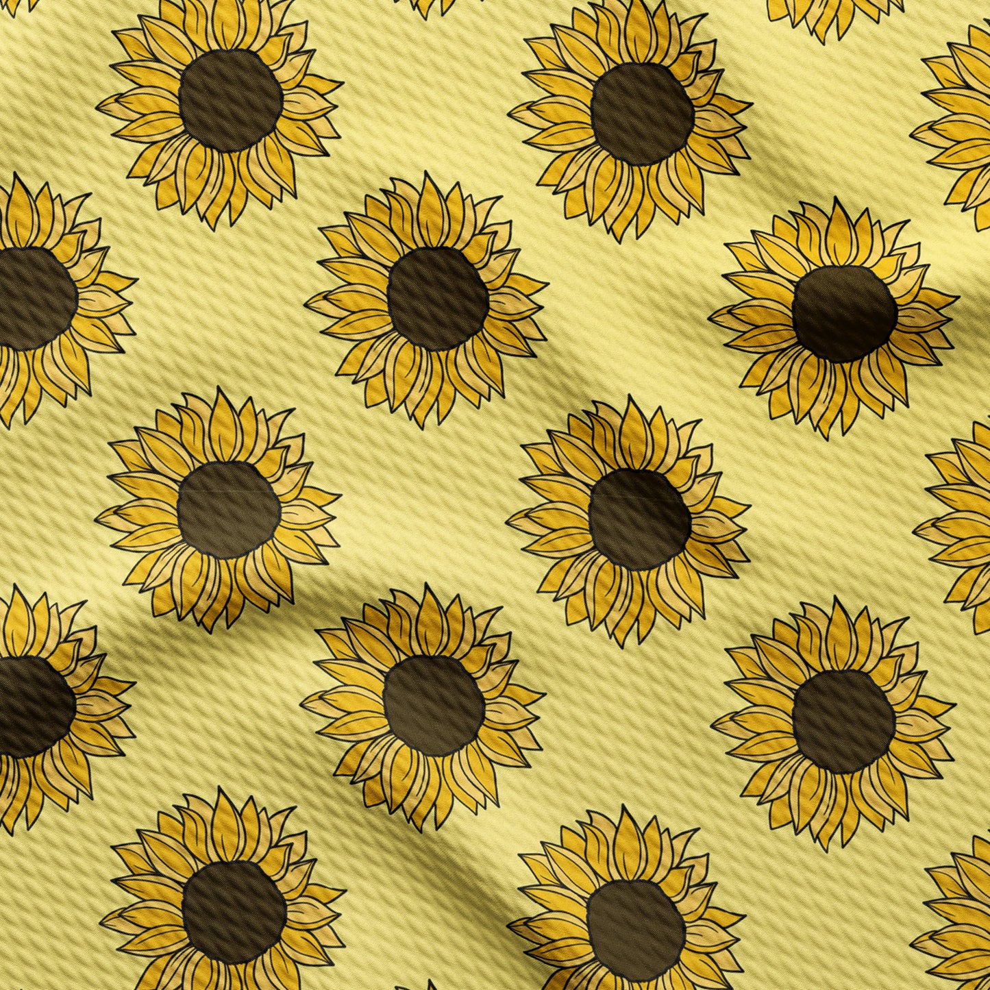 Floral Bullet Fabric Sunflowers (F82)