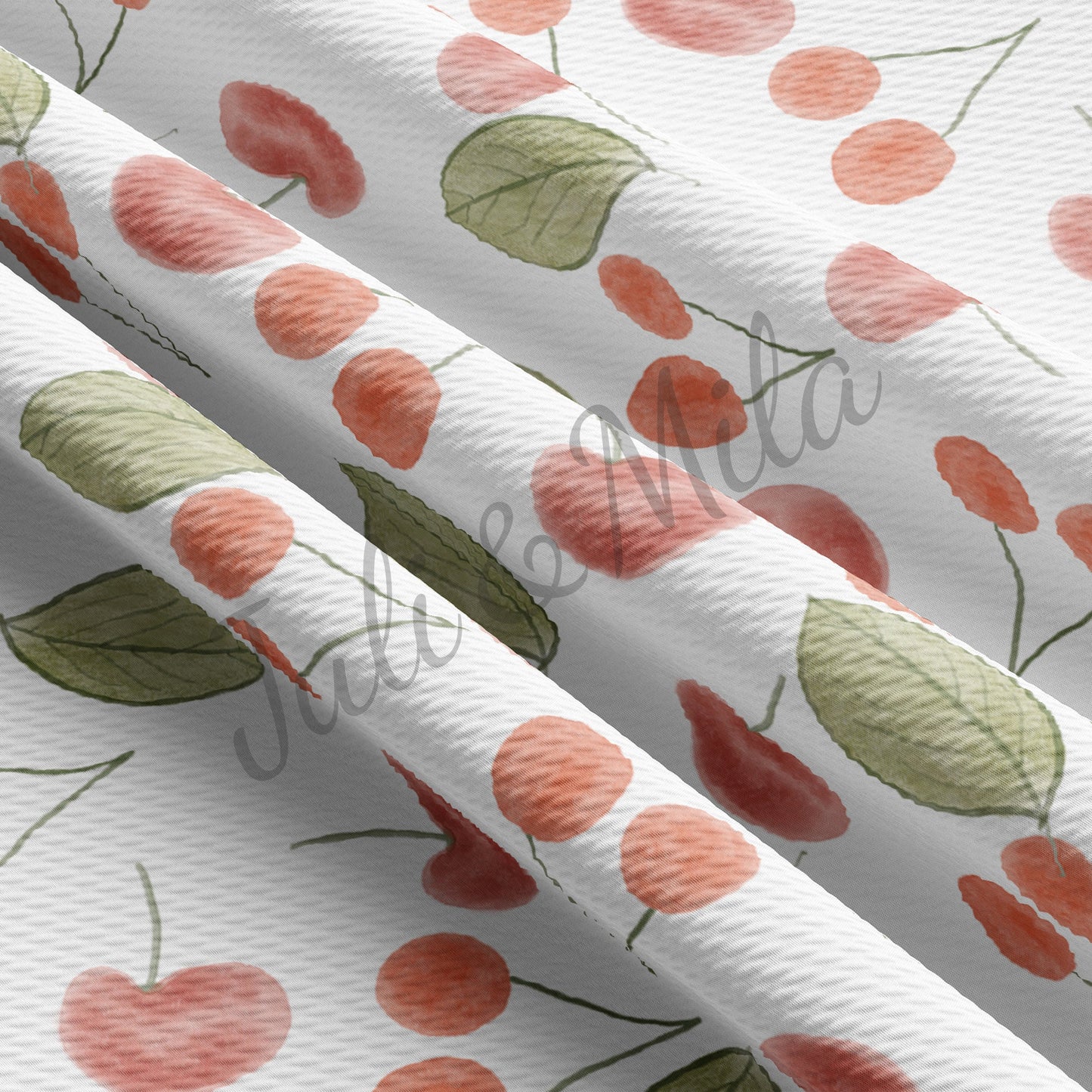Cherry  Bullet Textured Fabric Cherry AA64