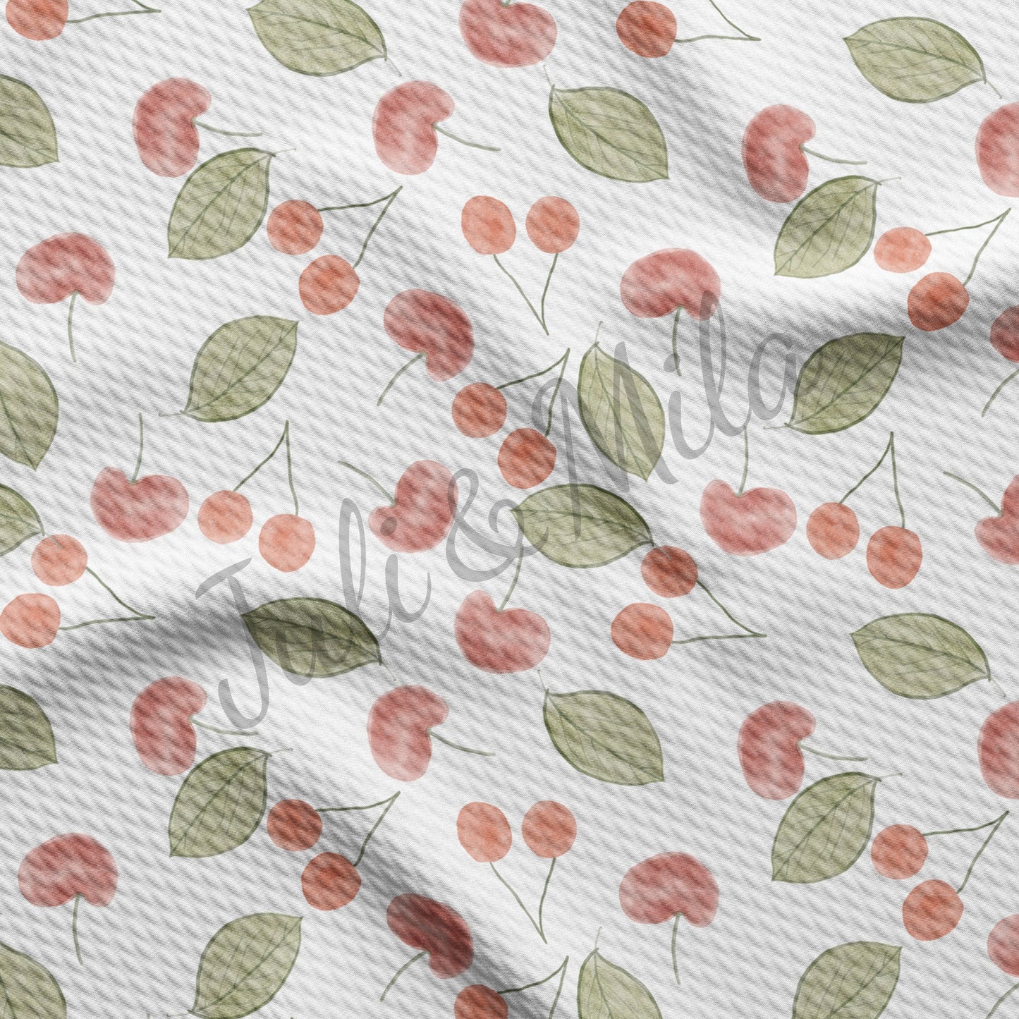 Cherry  Bullet Textured Fabric Cherry AA64