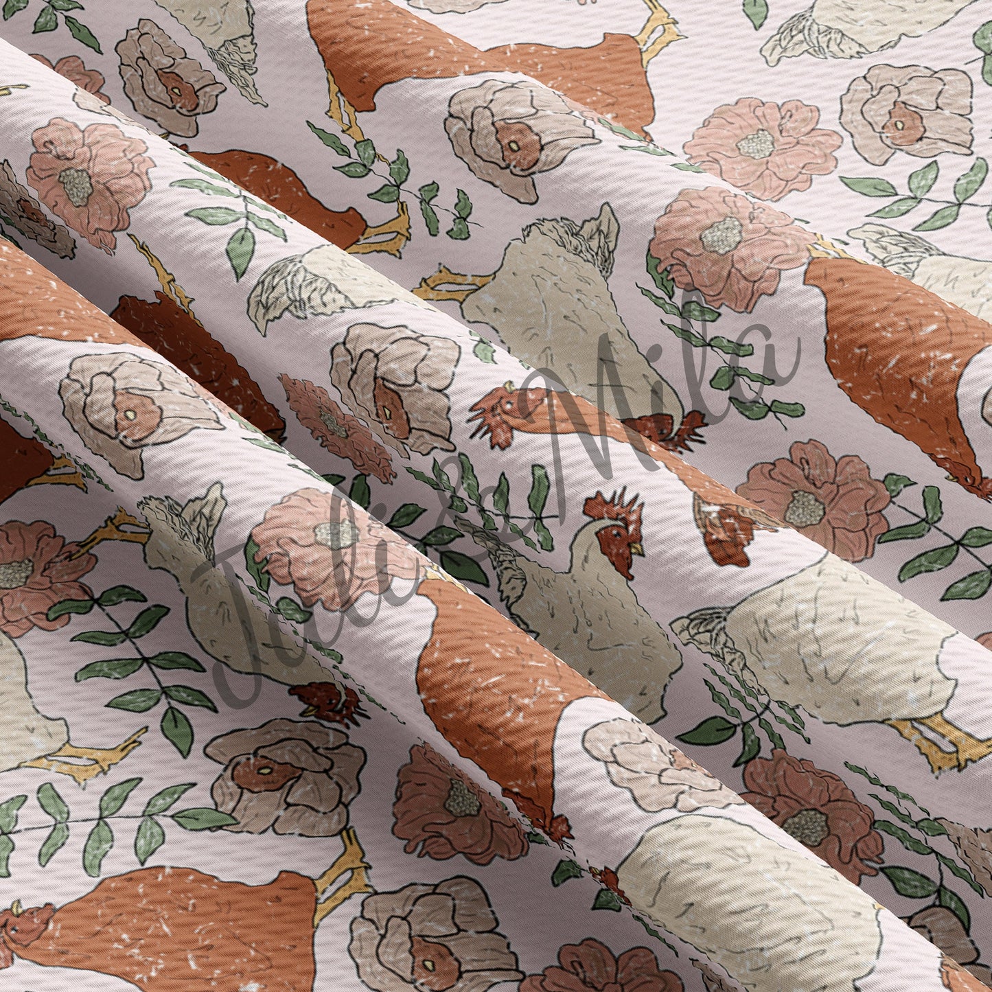 Chicken Bullet Fabric AA327