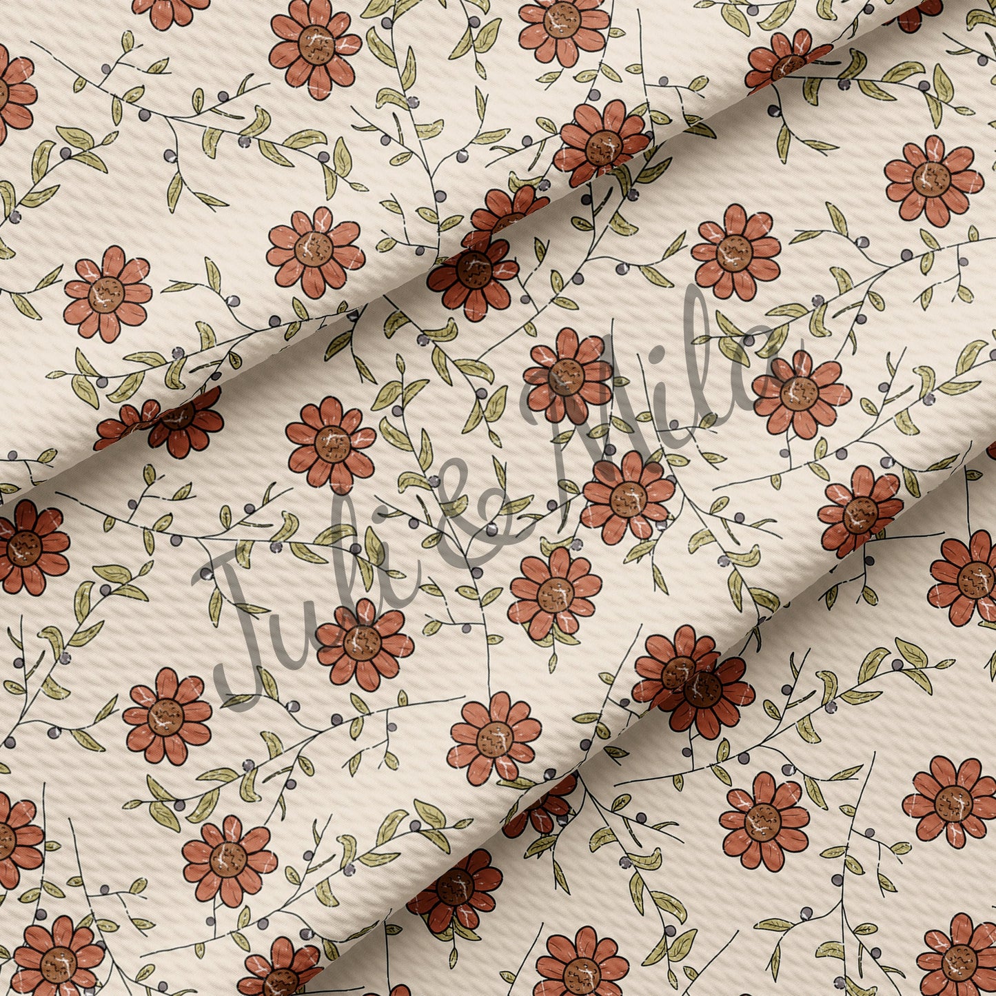 Floral Bullet Fabric Floral61