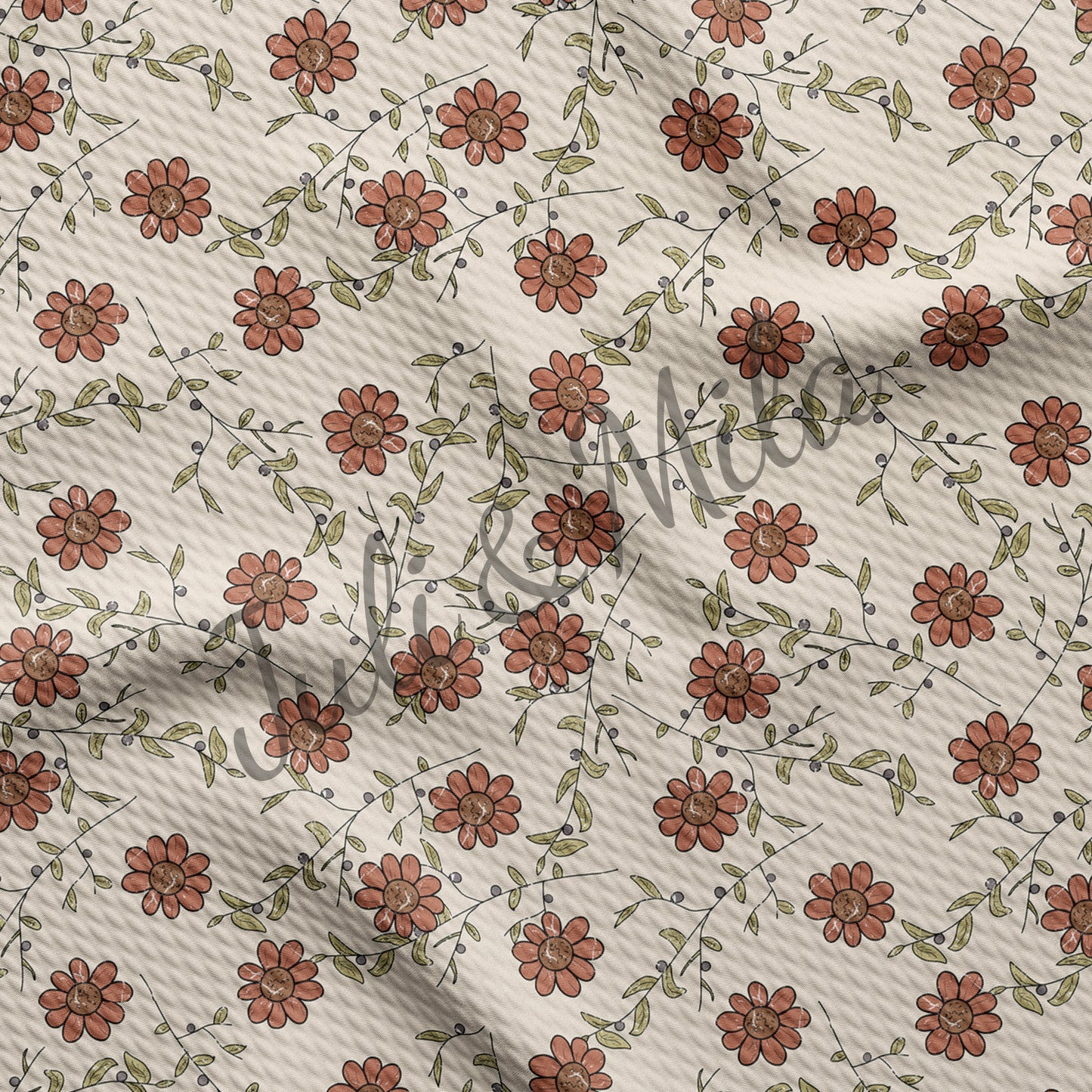 Floral Bullet Fabric Floral61