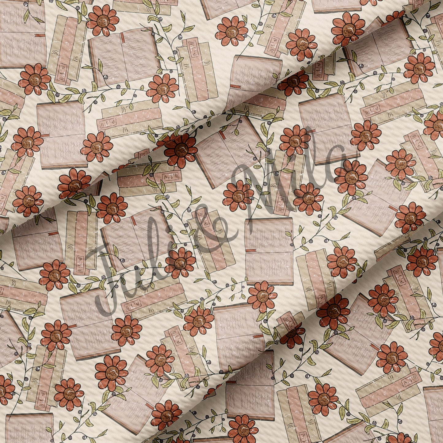 Bullet Textured Fabric Floral69