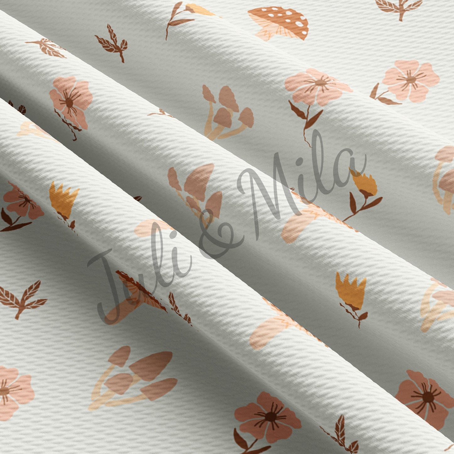 Bullet Textured Fabric Floral95