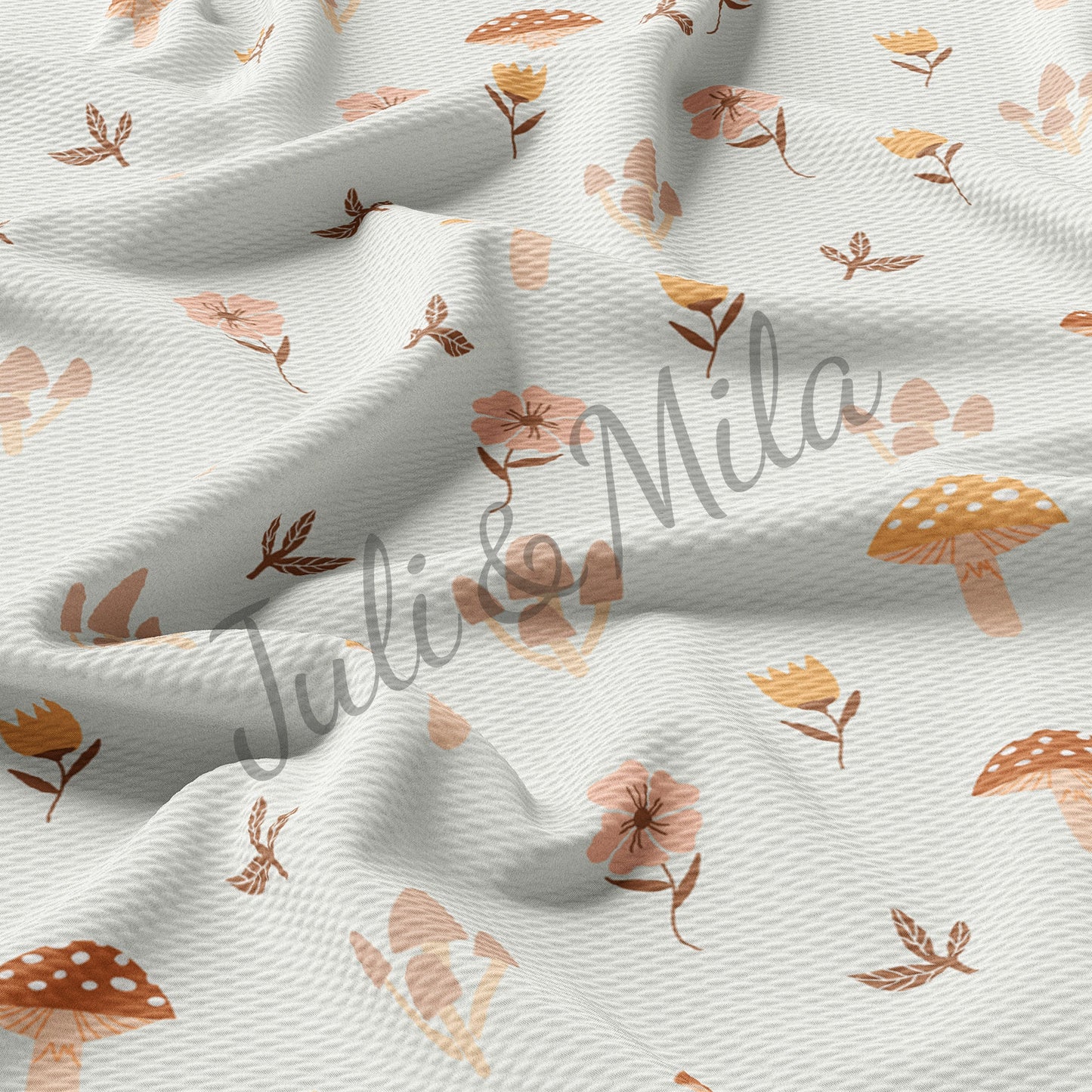 Bullet Textured Fabric Floral95
