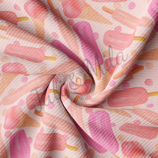 Ice cream  Bullet Textured Fabric  AA90