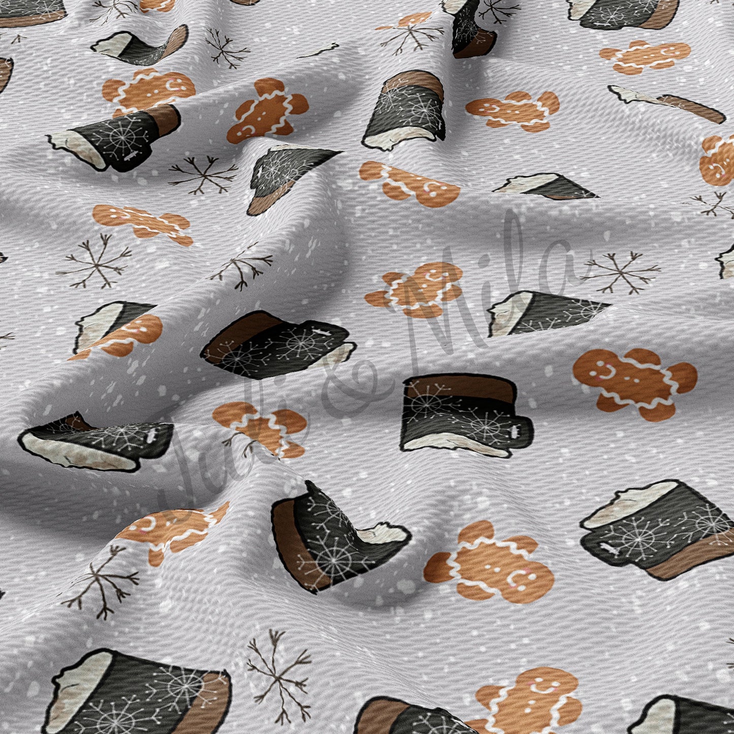 Christmas Bullet Fabric AA693