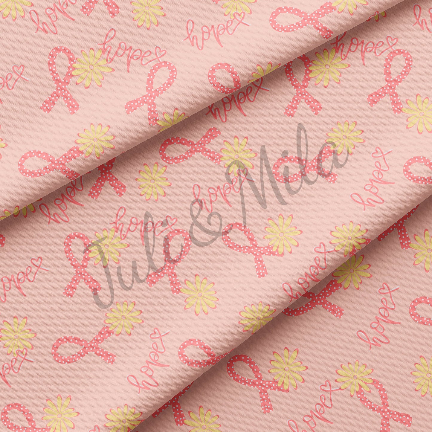 Bullet Fabric Awareness Hope Breast Cancer