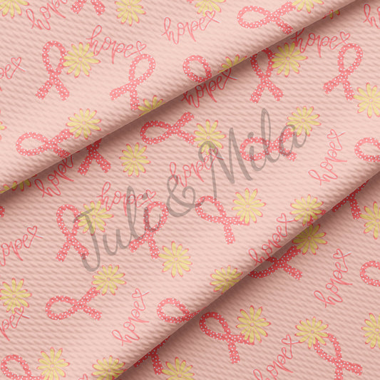 Bullet Fabric Awareness Hope Breast Cancer